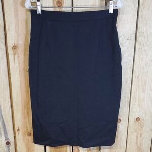 Womens Black Pencil Skirt Size 10 Office Business Event